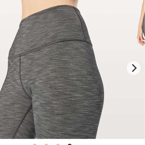 Lululemon Wunder Under Hi-Rise 7/8 Tight Full-On Luxtreme 25" heathered black - Picture 6 of 6